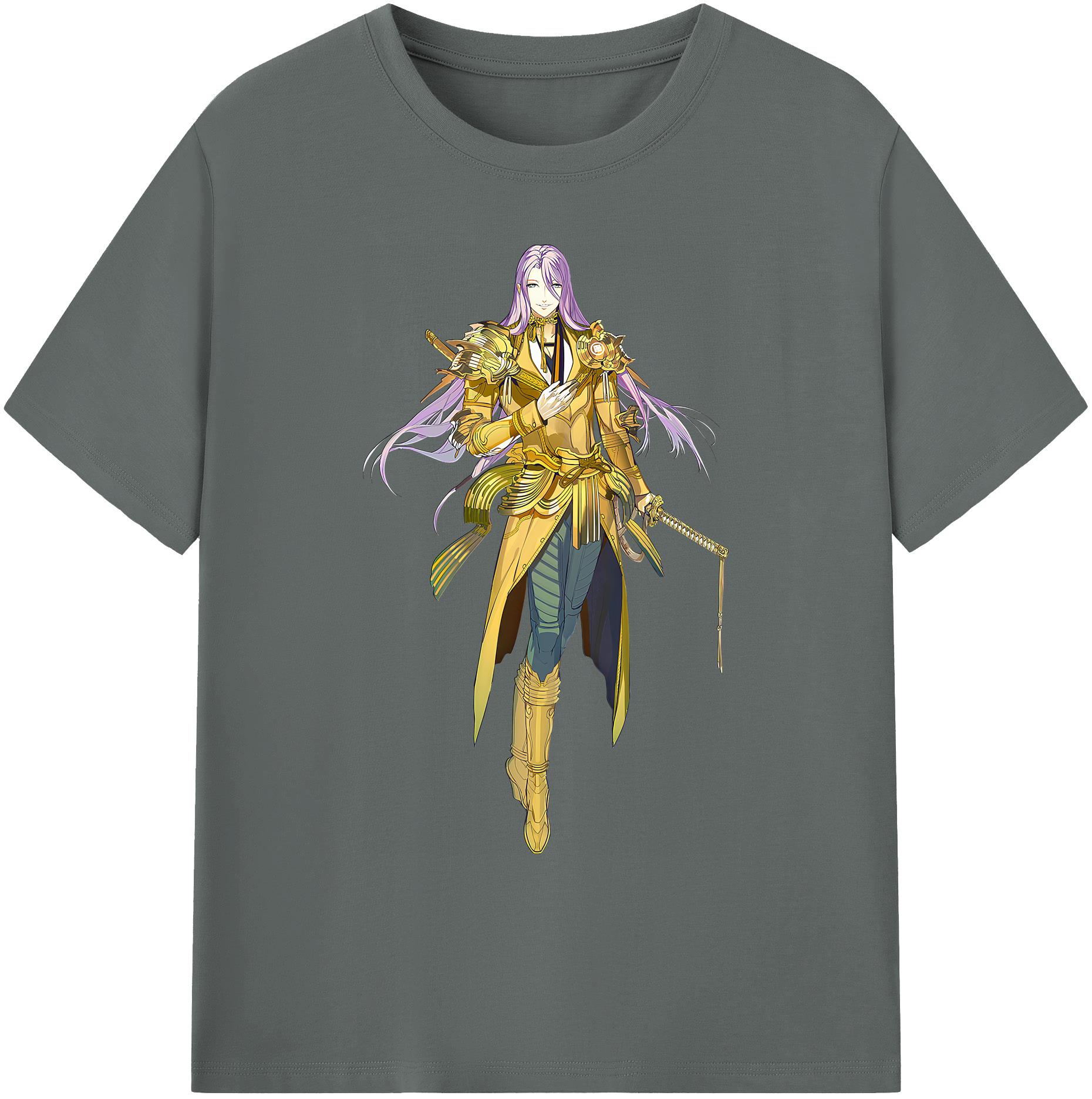 （画像用） 刀剣乱舞 Touken Ranbu 綿100％ メンズ半袖Tシャツ｜肌触りやわらか＆通気性